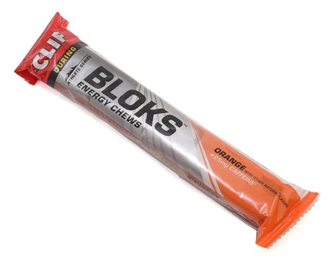 Clif Bar Shot Bloks Energy Chews (Orange w/Caffeine) (1 | 2.1oz Packet)