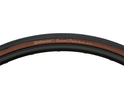 Continental Grand Prix Classic Tire (Black/Brown) (700c / 622 ISO) (25mm)