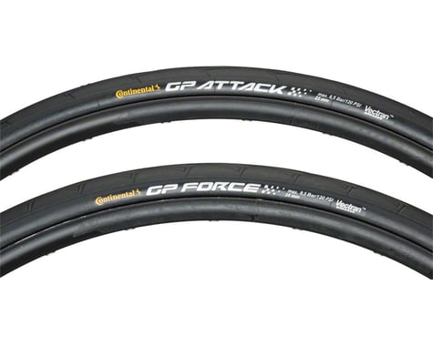 Continental Grand Prix Attack & Force Tire Set (Black)