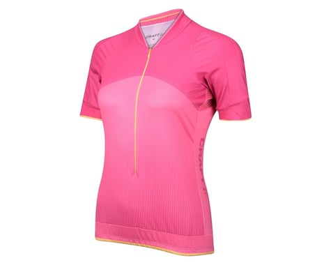 Craft Women's Belle Short Sleeve Jersey (Pink)