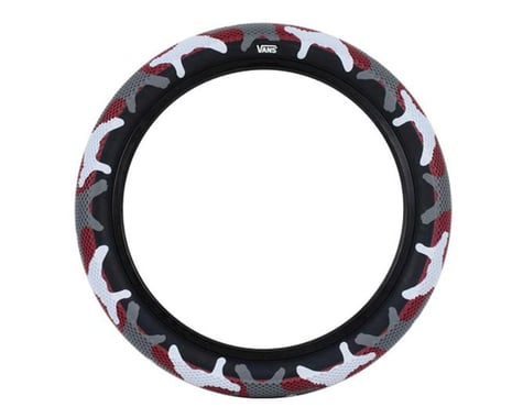 Cult Vans Tire (Red Camo/Black) (Wire) (20" / 406 ISO) (2.4")