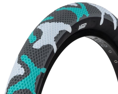 Cult Vans Tire (Teal Camo/Black) (Wire) (20") (2.4") (406 ISO)