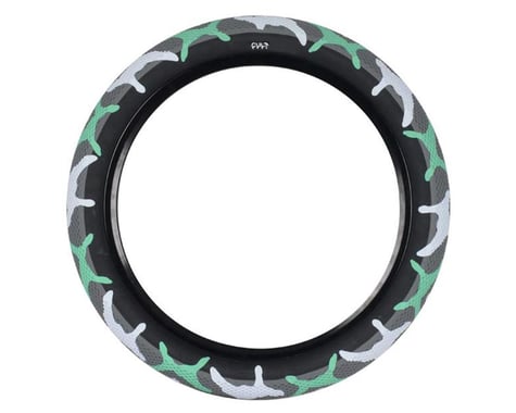 Cult Vans Tire (Teal Camo/Black) (Wire) (26") (2.1") (559 ISO)