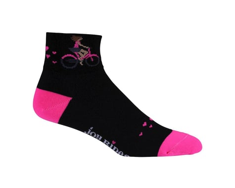 DeFeet Aireator 2" Joy Ride Sock (Black/Pink) (S)