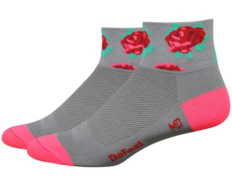DeFeet Women's Aireator 2" Sock (Red Roses)