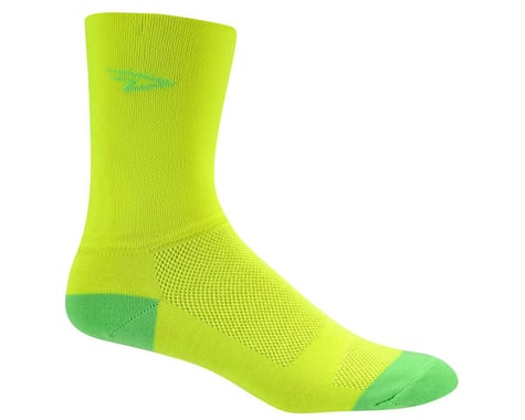 DeFeet Aireator Hi Top Sock (Yellow/Green)