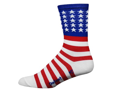 DeFeet Aireator 5" USA Sock (Red/White/Blue)