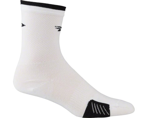 DeFeet Cyclismo Sock (White/Black Stripe)