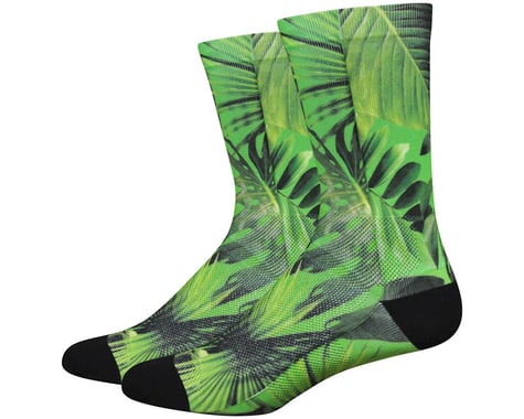 DeFeet Levitator Lite 6" Jungle Sock (Green/Black)