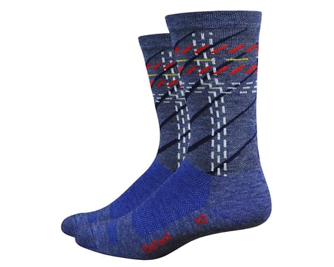 DeFeet Wooleator Karidescope Socks (Blue) (XL)