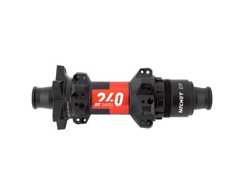 DT Swiss 240 Disc Brake Hubs (Black/Red) (6-Bolt) (SRAM XD) (Ratchet EXP) (12 x 142mm) (28H)