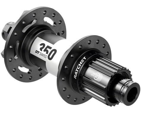 DT Swiss 350 Rear Hub (Black) (12 x 148mm) (6-Bolt) (Shimano Microspline) (28H)