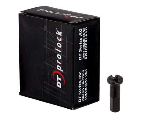 DT Swiss ProLock Brass Nipples (Black) (2.0 x 14mm) (Box of 100)