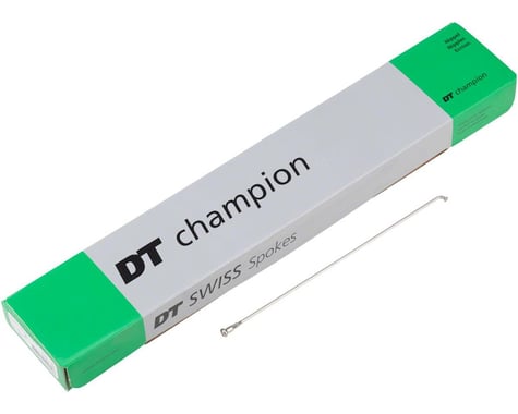 DT Swiss Champion Threadless J-bend Spokes (Silver) (2.0mm) (315mm)