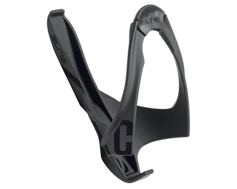 Elite Cannibal Lateral Entry Bottle Cage (Black Soft Touch w/Black Logo)