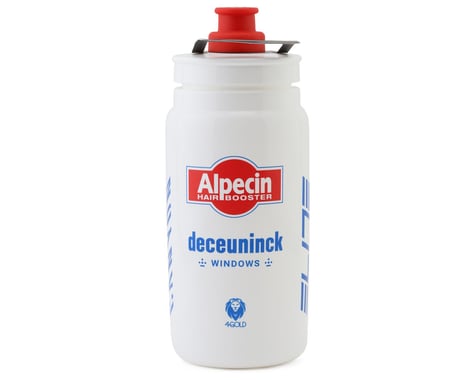 Elite Fly Team Water Bottle (White) (Alpecin Deceuninck) (18.5oz)