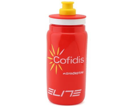 Elite Fly Team Water Bottle (Red) (Cofidis) (18.5oz)