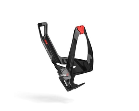 Elite Cannibal XC Water Bottle Cage (Gloss Black/Red Graphic)