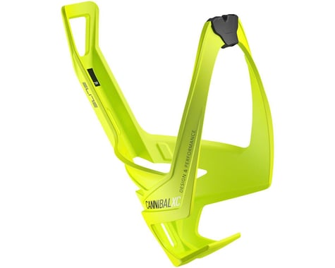 Elite Cannibal XC Water Bottle Cage (Yellow/Black Graphic)