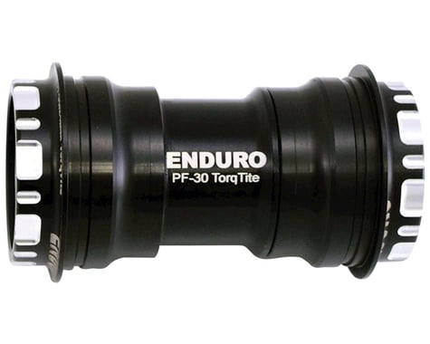 Enduro TorqTite Bottom Bracket: PF30 to 24mm, Angular Contact Stainless Steel Be