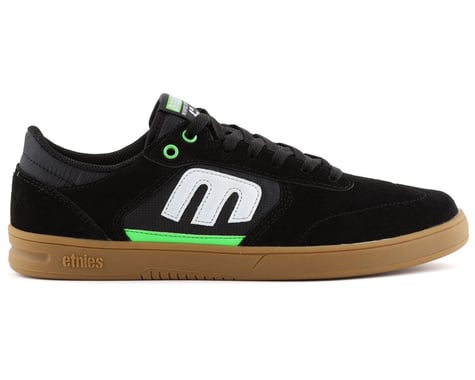 Etnies Windrow X Doomed Flat Pedal Shoes (Black/Green/Gum) (10)