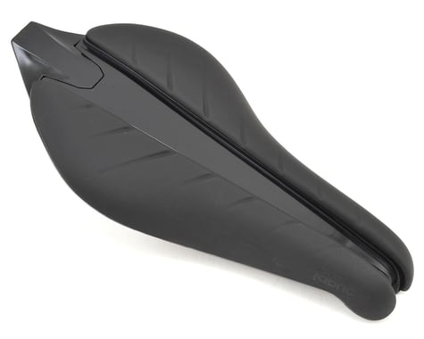 Fabric Tri Elite Flat Saddle (Black) (Chromoly Rails) (134mm)