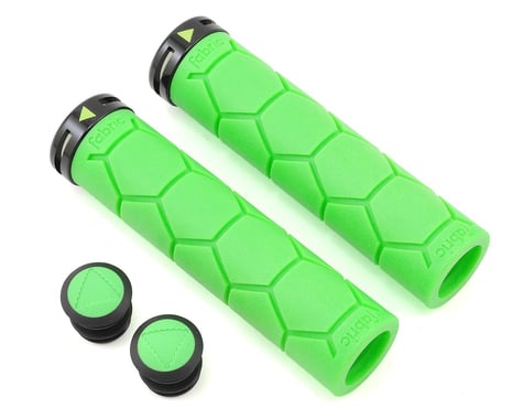 Fabric Silicon Lock-On Grips (Green)