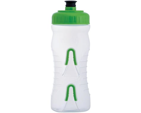 Fabric Cageless Water Bottle (Clear/Green) (600ml)