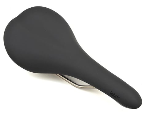 Fabric Scoop Shallow Race Saddle (Black) (Titanium Rails) (142mm)
