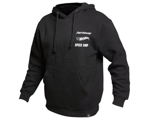 Fasthouse Inc. Rush Hot Wheels Hooded Pullover (Black) (S)