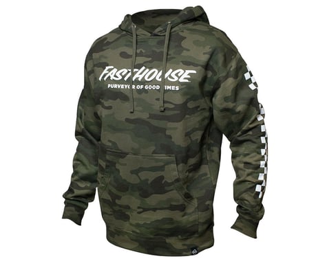 Fasthouse Inc. Logo Hooded Pullover (Camo) (M)