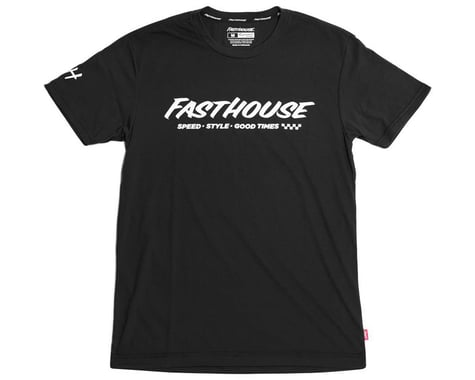 Fasthouse Inc. Prime Tech Short Sleeve T-Shirt (Black) (L)