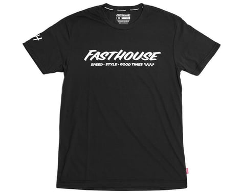 Fasthouse Inc. Prime Tech Short Sleeve T-Shirt (Black) (XL)