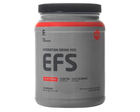 First Endurance EFS Electrolyte Drink Mix (Fruit Punch) (30 Serving Tub)
