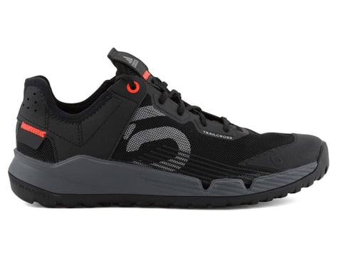 Five Ten Women's Trailcross LT Flat Pedal Shoe (Core Black/Grey Two/Solar Red) (5)
