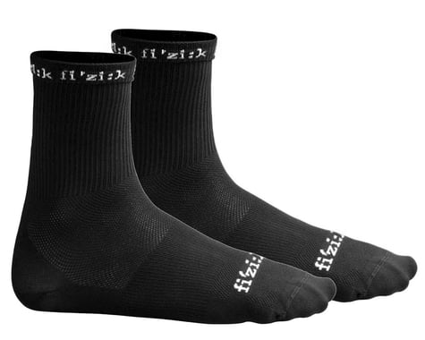 fizik Summer Cycling Socks (Black/White) (XS/S)