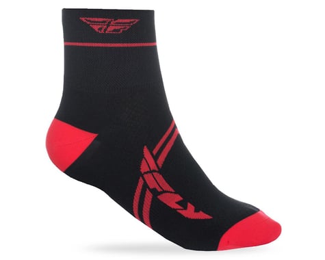 Fly Racing Action Sock (Black/Red)