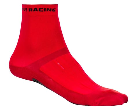 Fly Racing Action Sock (Red/Black)
