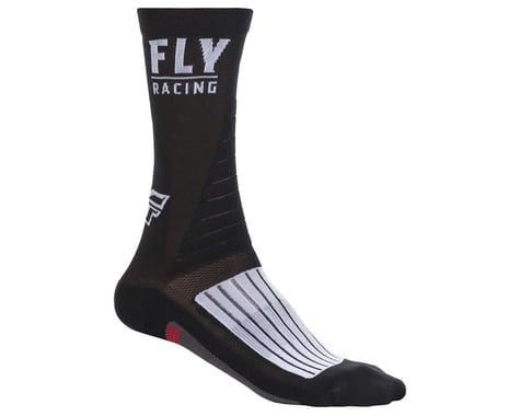 Fly Racing Factory Rider Socks (Black/White/Red) (L/XL)