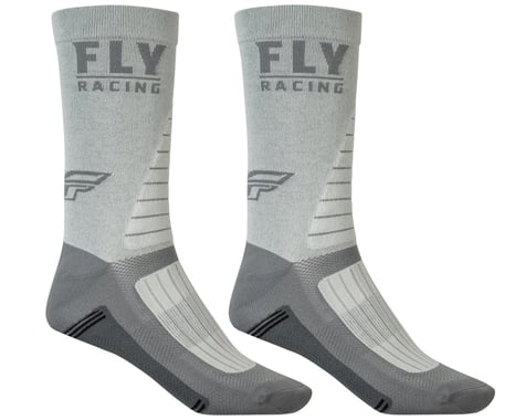 Fly Racing Factory Rider Socks (Grey) (S/M)