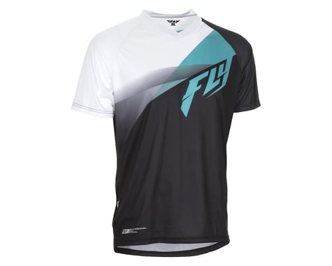 Fly Racing Super D Jersey (Black/White/Blue)