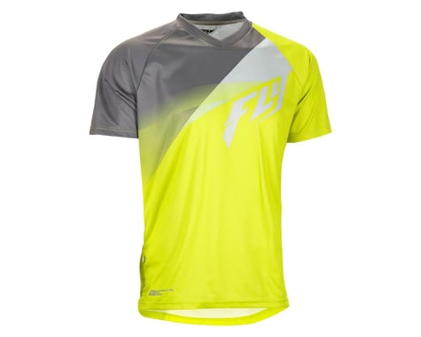 Fly Racing Super D Jersey (Yellow/Silver/Grey)