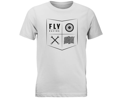 Fly Racing All Things Moto Youth T-Shirt (White) (Youth L)