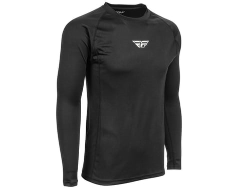 Fly Racing Lightweight Long Sleeve Base Layer Top (Black)