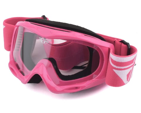 Fly Racing Focus Youth Goggle (Pink) (Clear Lens)