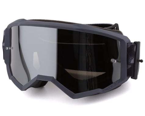 Fly Racing Zone Goggles (Tactic Camo) (Silver Mirror/Smoke Lens)