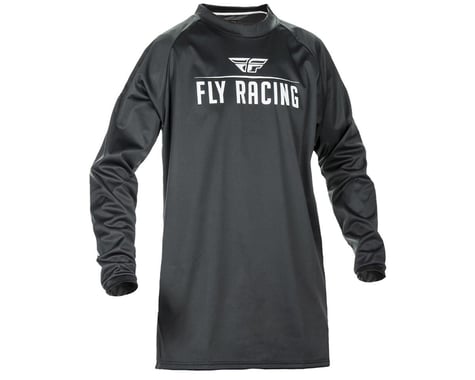Fly Racing Windproof Technical Jersey (Black/Grey)