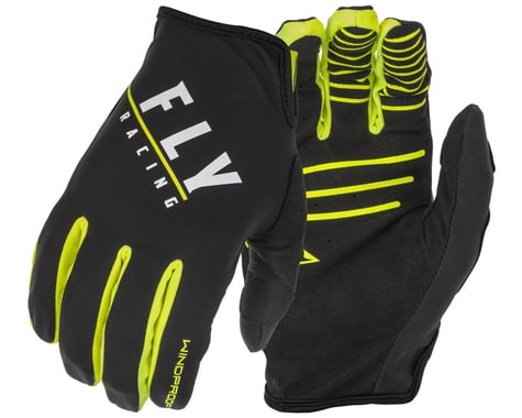 Fly Racing Windproof Gloves (Black/Hi-Vis) (3XL)