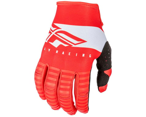 Fly Racing Kinetic Shield Mountain Bike Glove (Red/White)