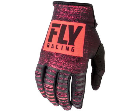 Fly Racing Kinetic Noiz Mountain Bike Glove (Neon Red/Black)